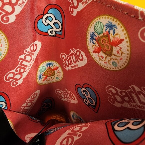 Loungefly Barbie Movie Logo Pink Flamingo Flap Wallet NEW - Picture 12 of 14